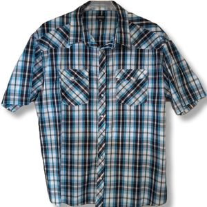 👍Gioberti Men's Casual Shirt Plaid Short Sleeve